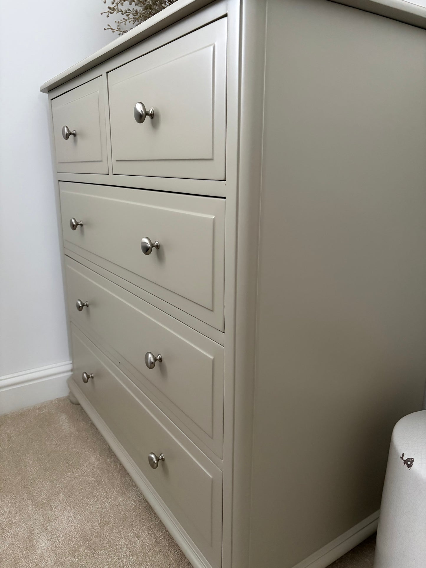 Painted Pine Chest of Drawers – Cute, Clean & Full of Personality