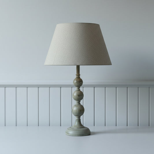 Table Lamp Thea Stonewash Grey with Shade