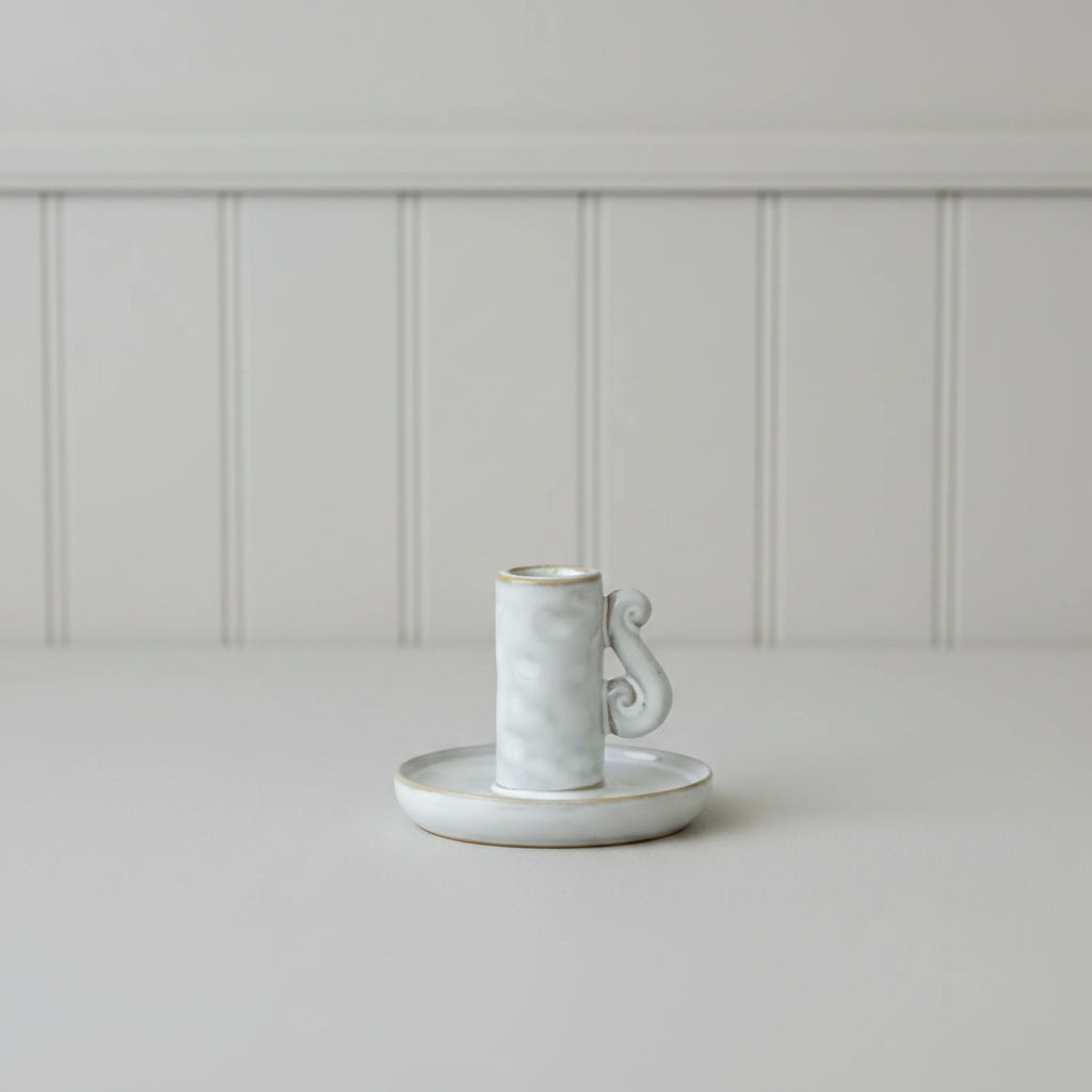 Ceramic Candle Holder Gaverne Mizzle | Candlestick Holder