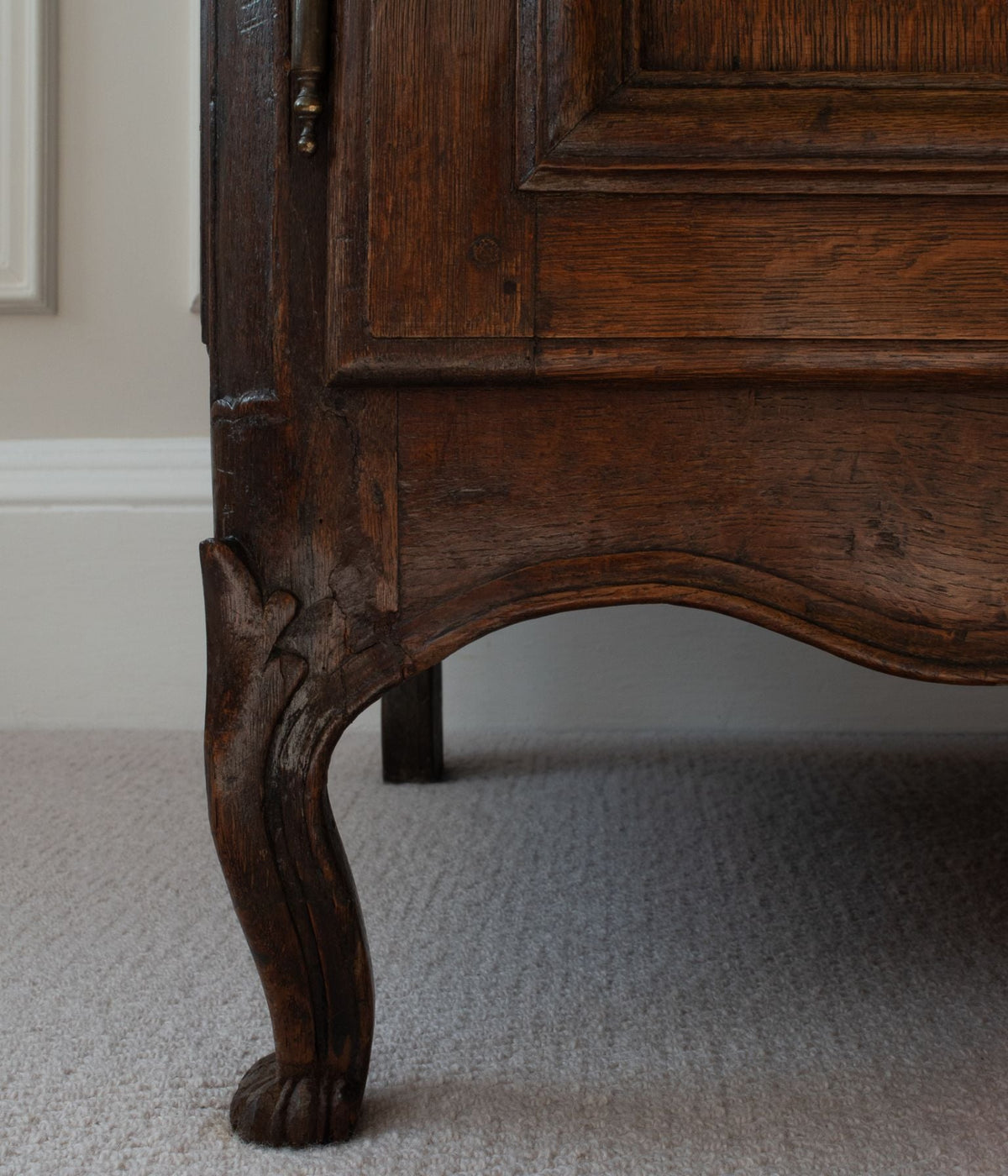 French Oak Buffet à Deux Corps, Louis XV Period