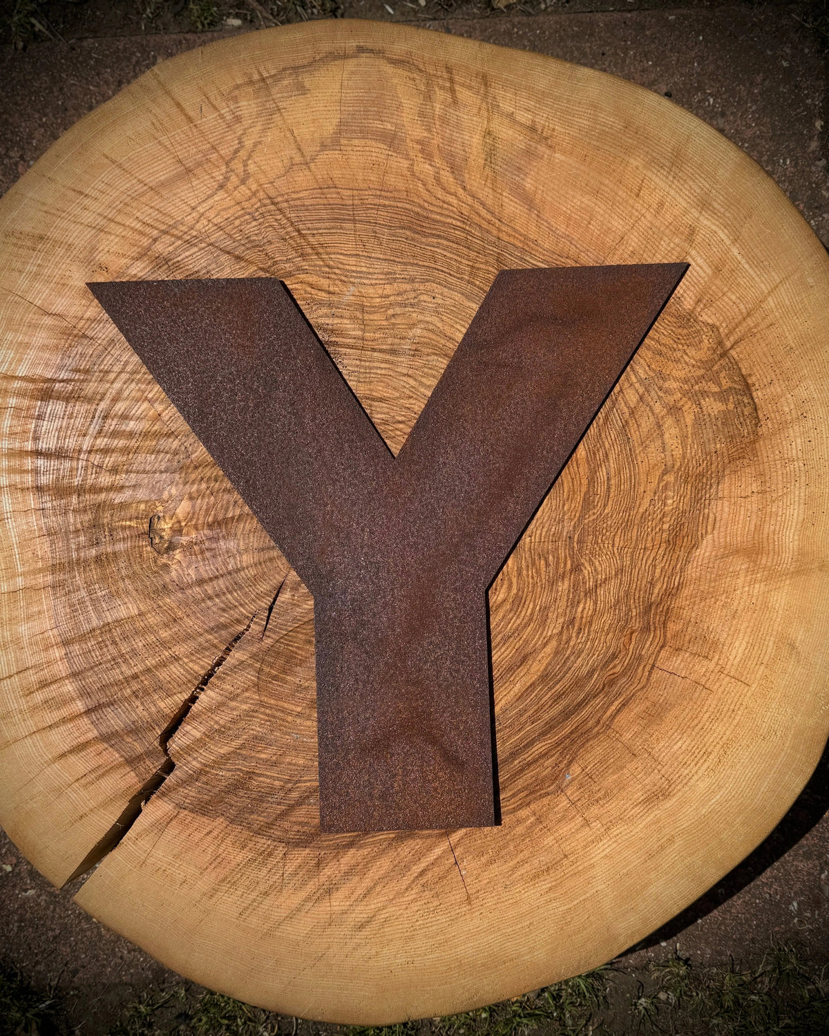 Rusty Metal Letters , Signs For The Home And Garden A–Z | Fat Font 5" Lettering