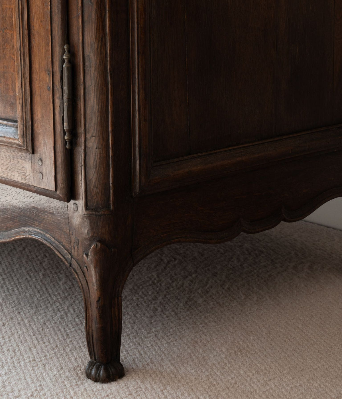 French Oak Buffet à Deux Corps, Louis XV Period