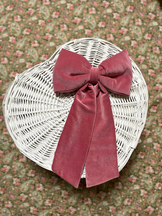 Luxury velvet Bow