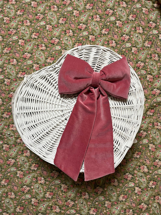 Luxury velvet Bow