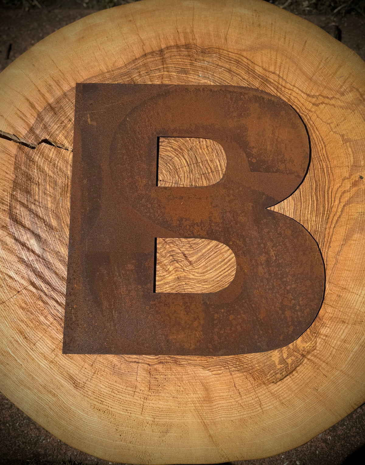 Rusty Metal Letters , Signs For The Home And Garden A–Z | Fat Font 5" Lettering