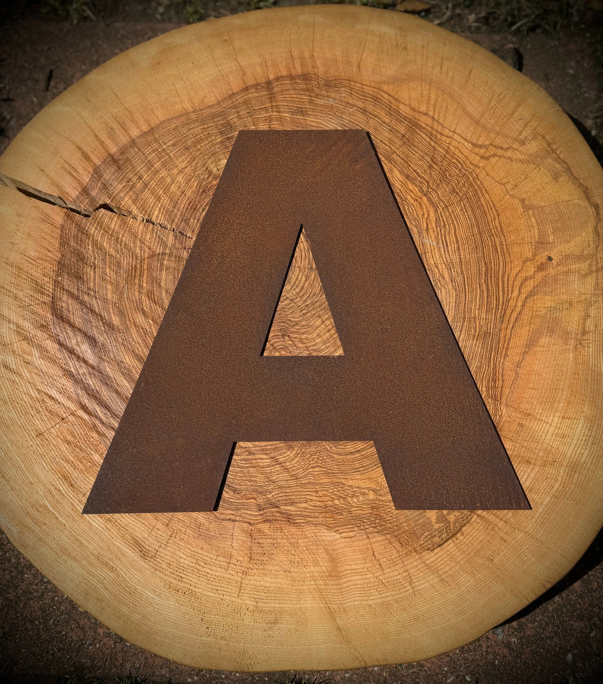 Rusty Metal Letters , Signs For The Home And Garden A–Z | Fat Font 5" Lettering