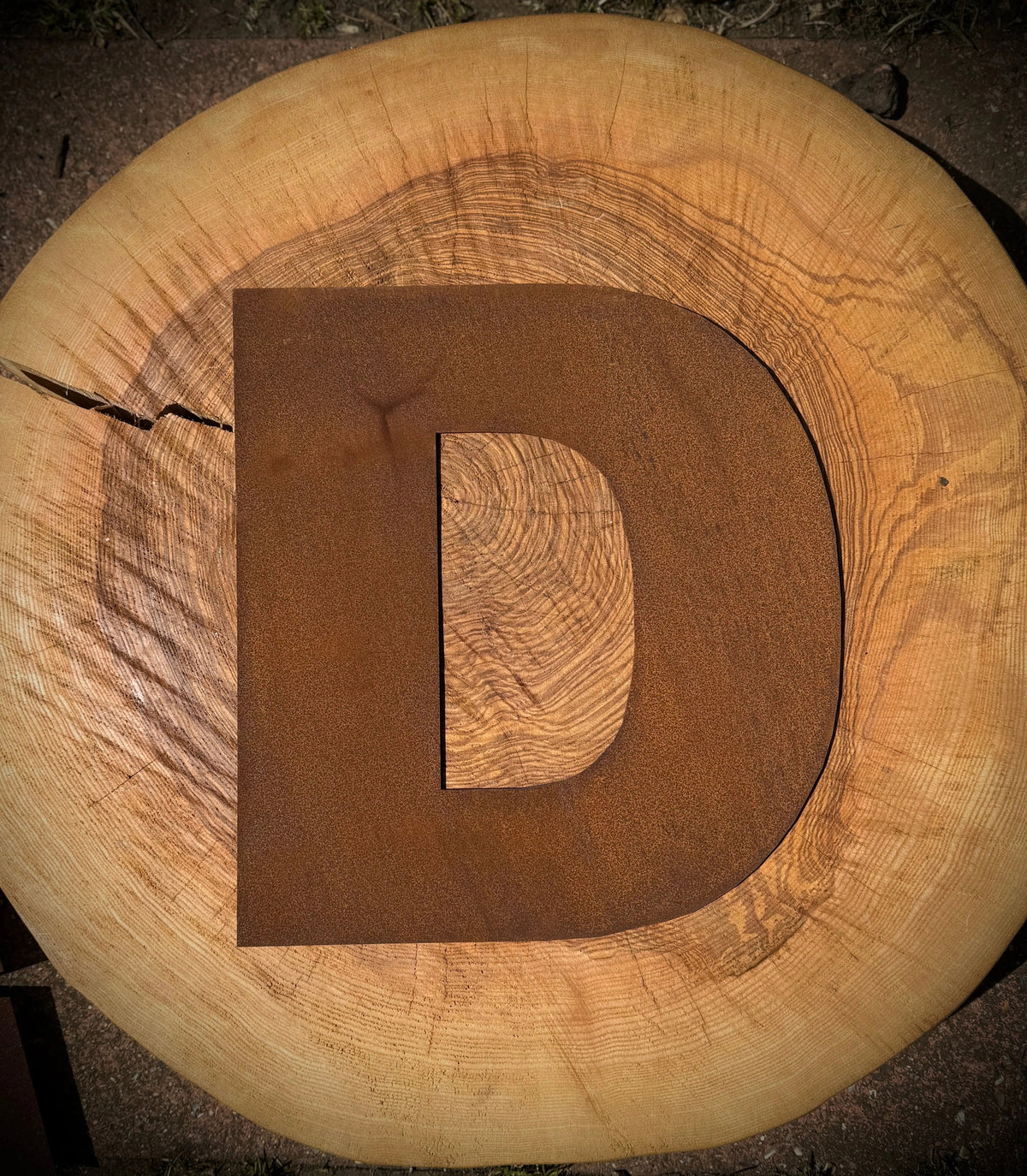 Rusty Metal Letters , Signs For The Home And Garden A–Z | Fat Font 5" Lettering