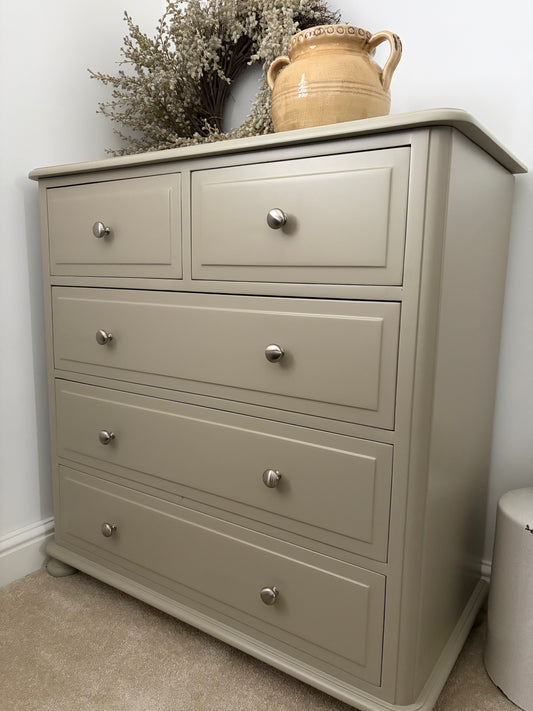 Painted Pine Chest of Drawers – Cute, Clean & Full of Personality