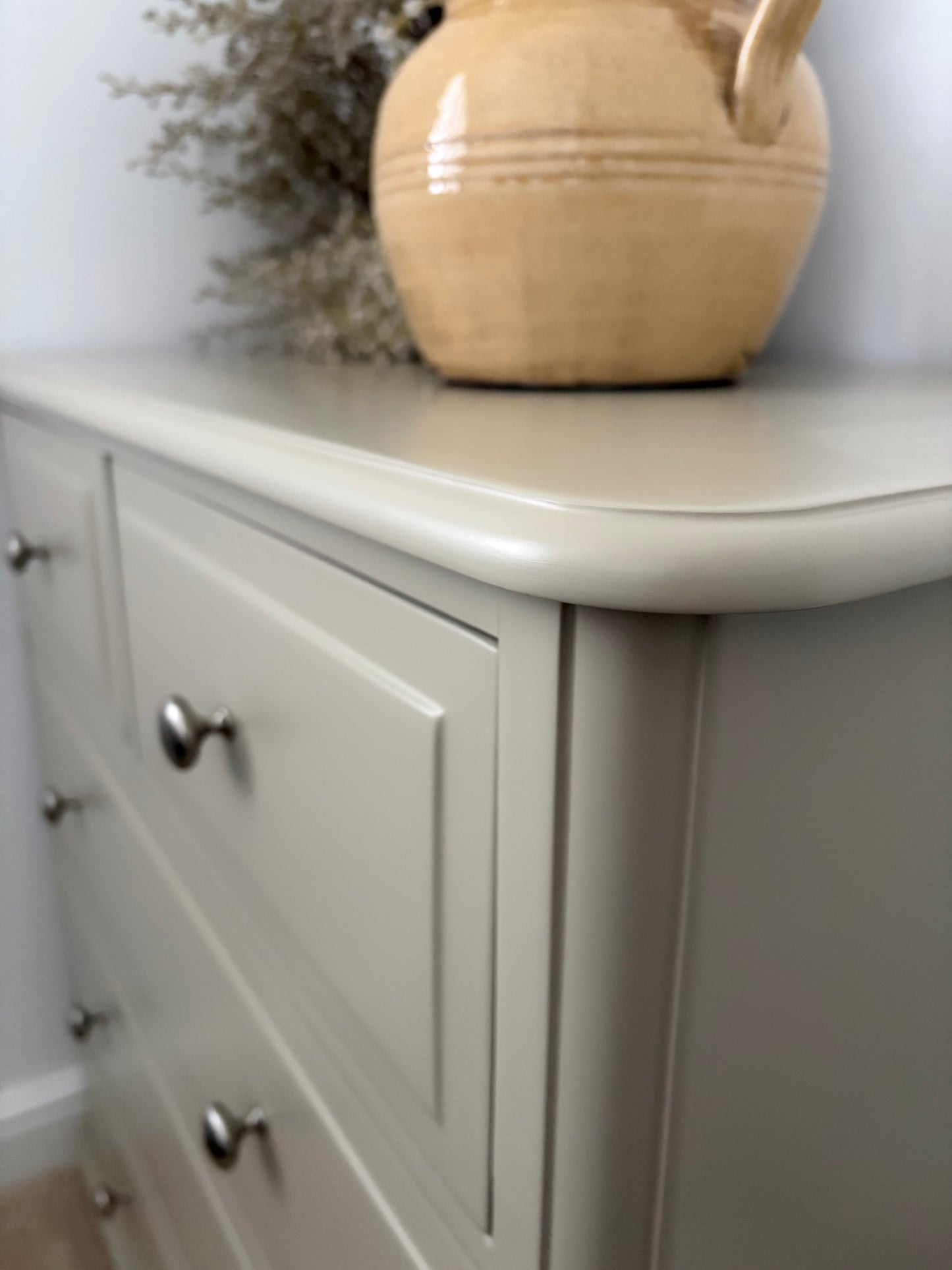 Painted Pine Chest of Drawers – Cute, Clean & Full of Personality