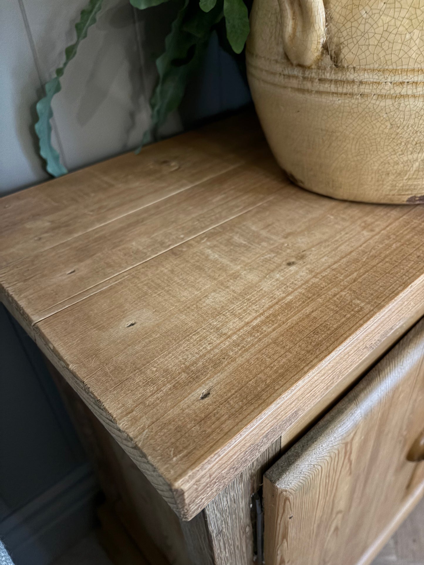 Vintage Stripped Pine Cupboard — Honest, Chunky, and Full of Charm