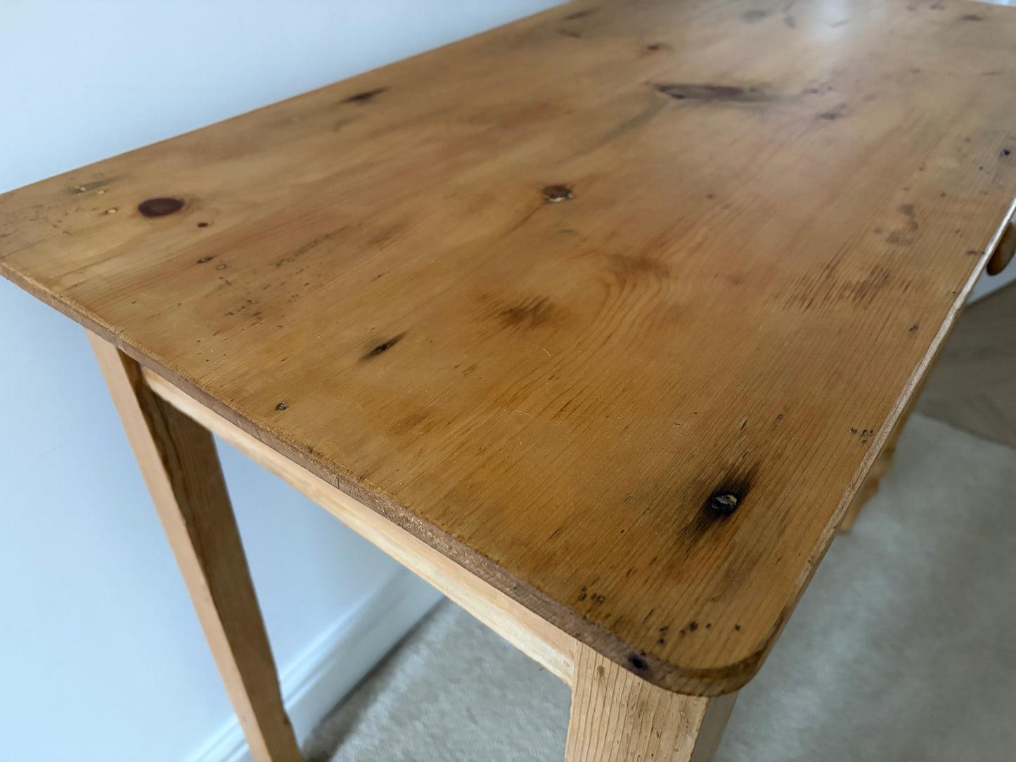 Antique Pine Hall Table
