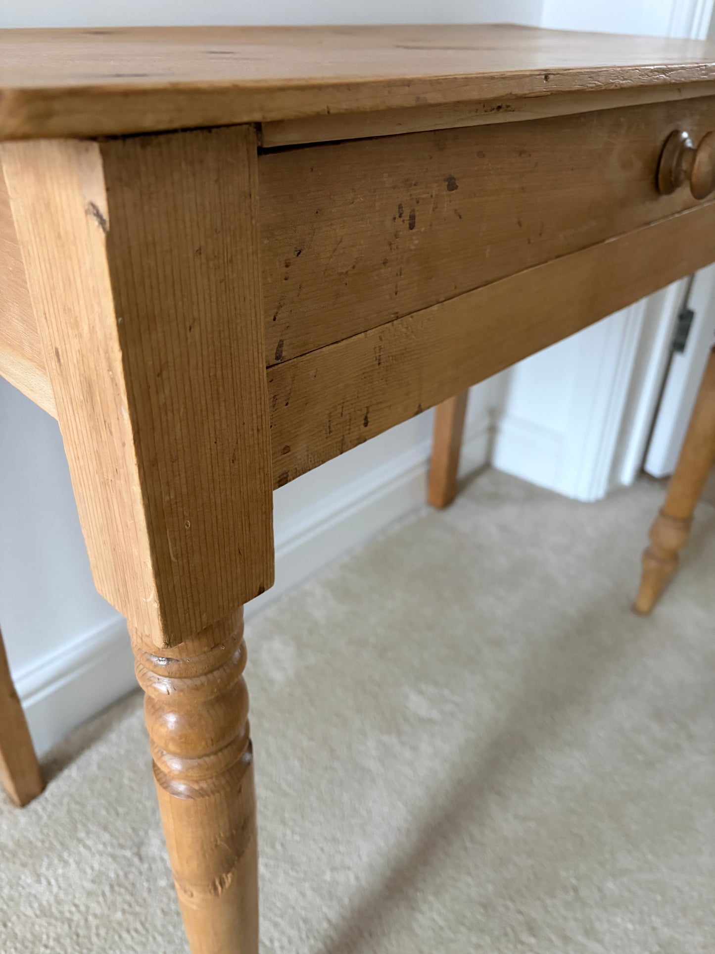 Antique Pine Hall Table