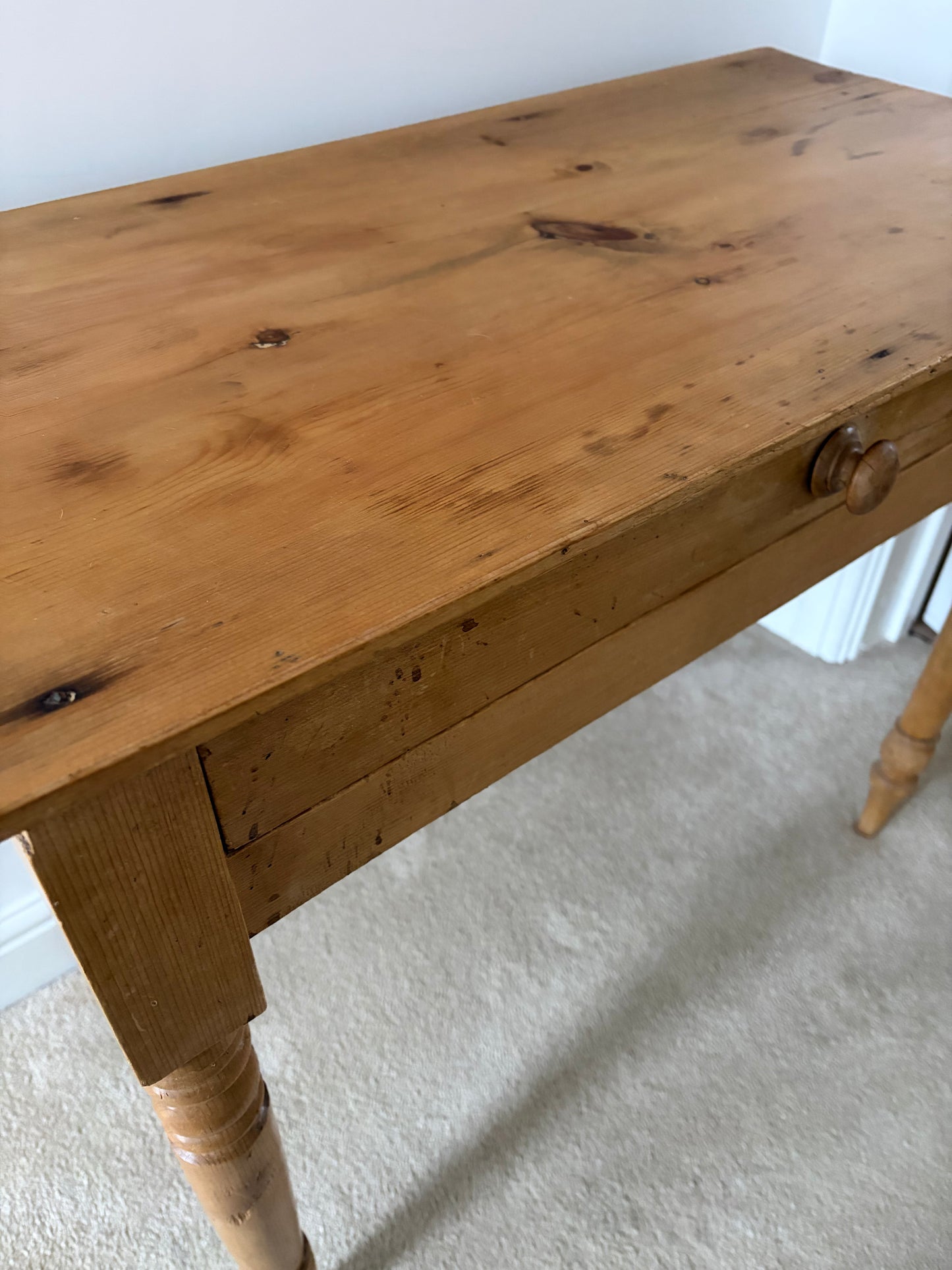Antique Pine Hall Table