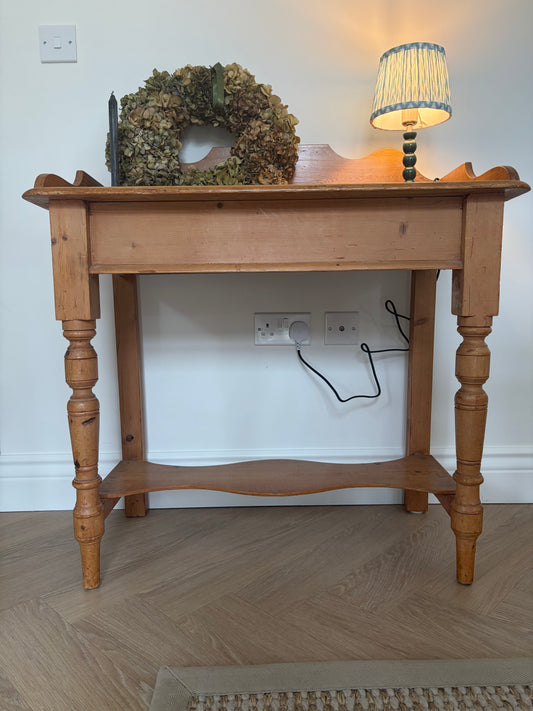 Antique Pine Hall Table | Washstand