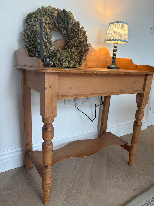 Antique Pine Hall Table | Washstand