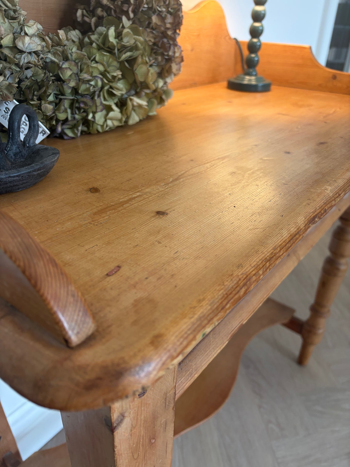 Antique Pine Hall Table | Washstand