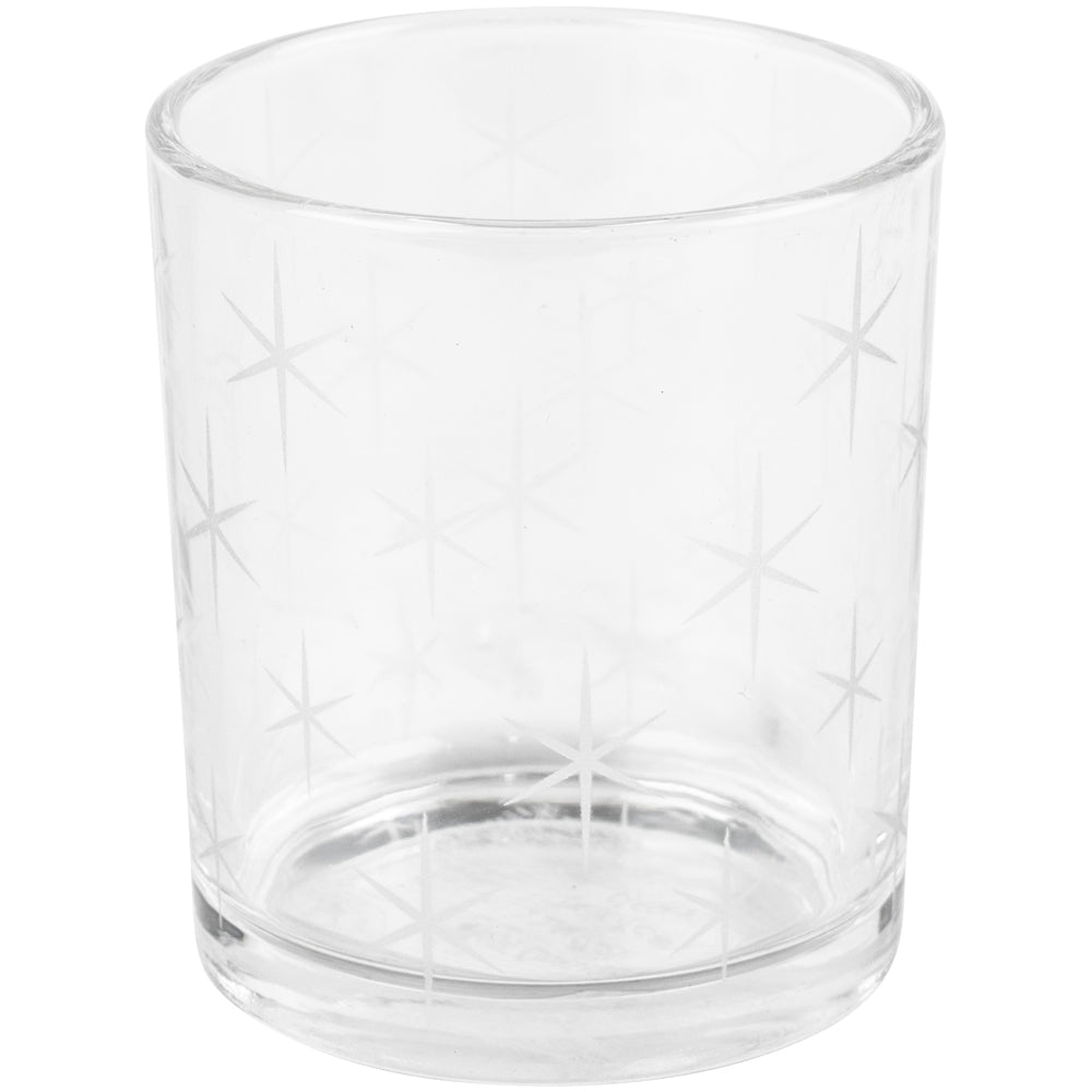 Etched Star T-light Holder