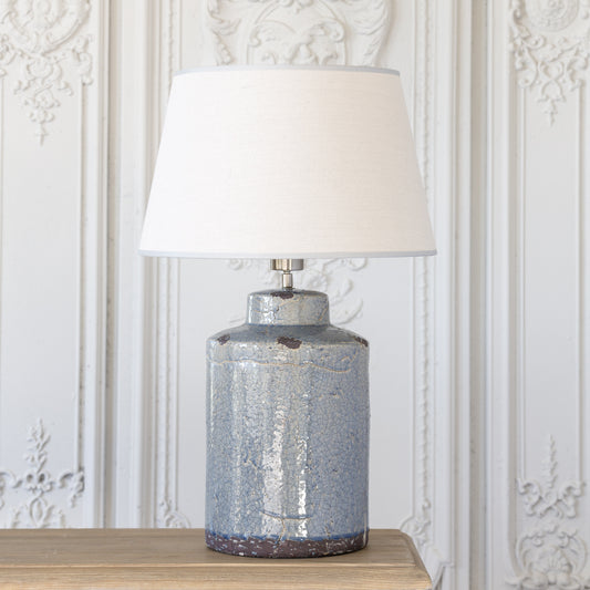 Ceramic Lamp Neptune With Cream Shade