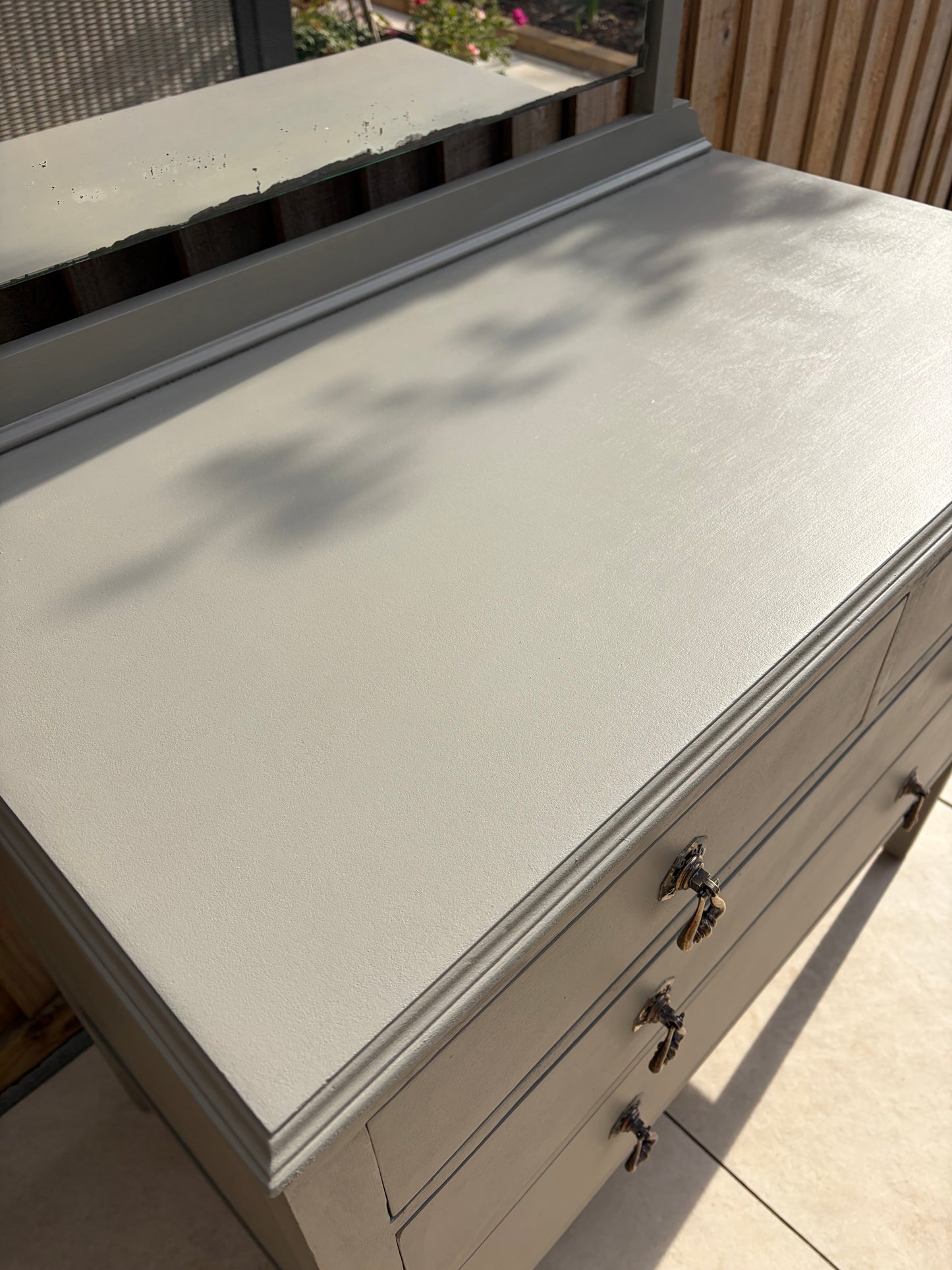 Vintage Chest of Drawers with Mirror