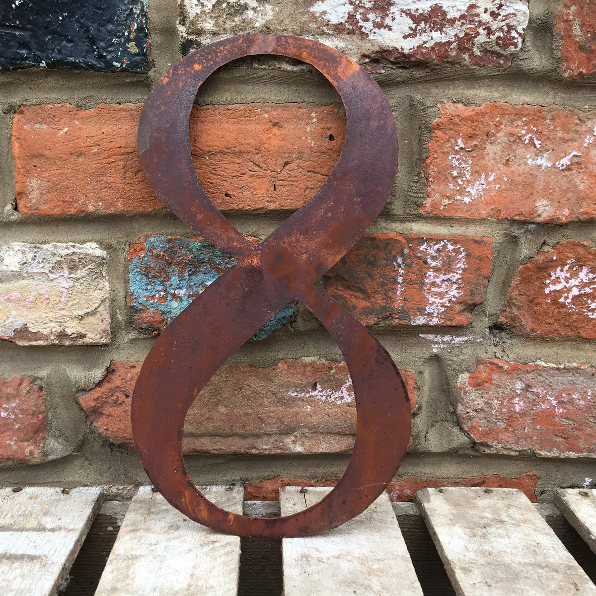 Classic Rusty Metal Letters 5" And 12" A-Z 0-9 Rustic Signs For The Home And Garden