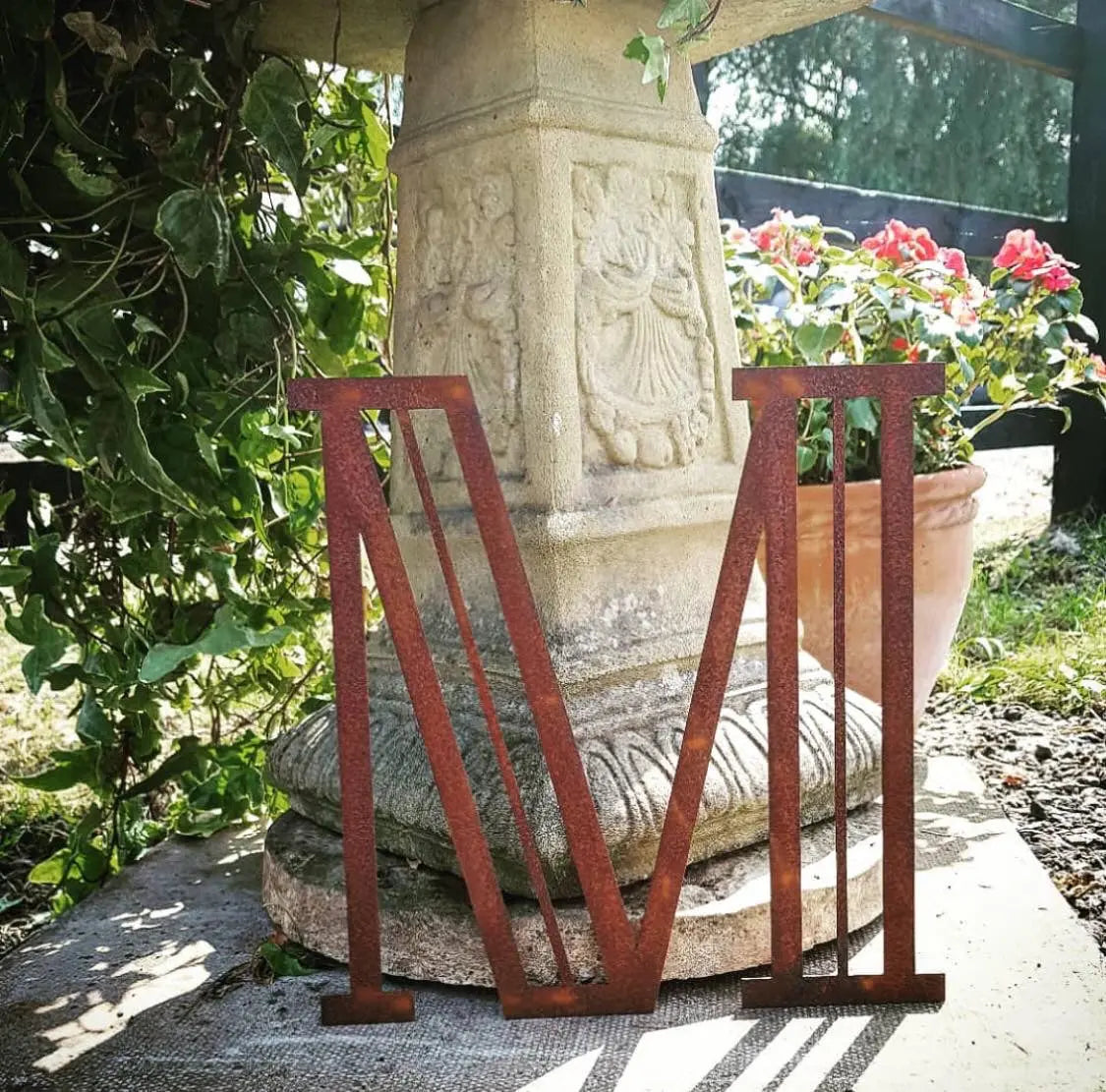 Rustic Art Deco Signs Rusty Metal Alphabet Letters – Home & Garden A-Z 0-9