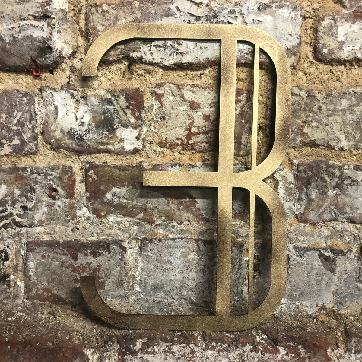 Gold Art Deco Metal Alphabet Letters – 5” or 12” Decorative Lettering A–Z