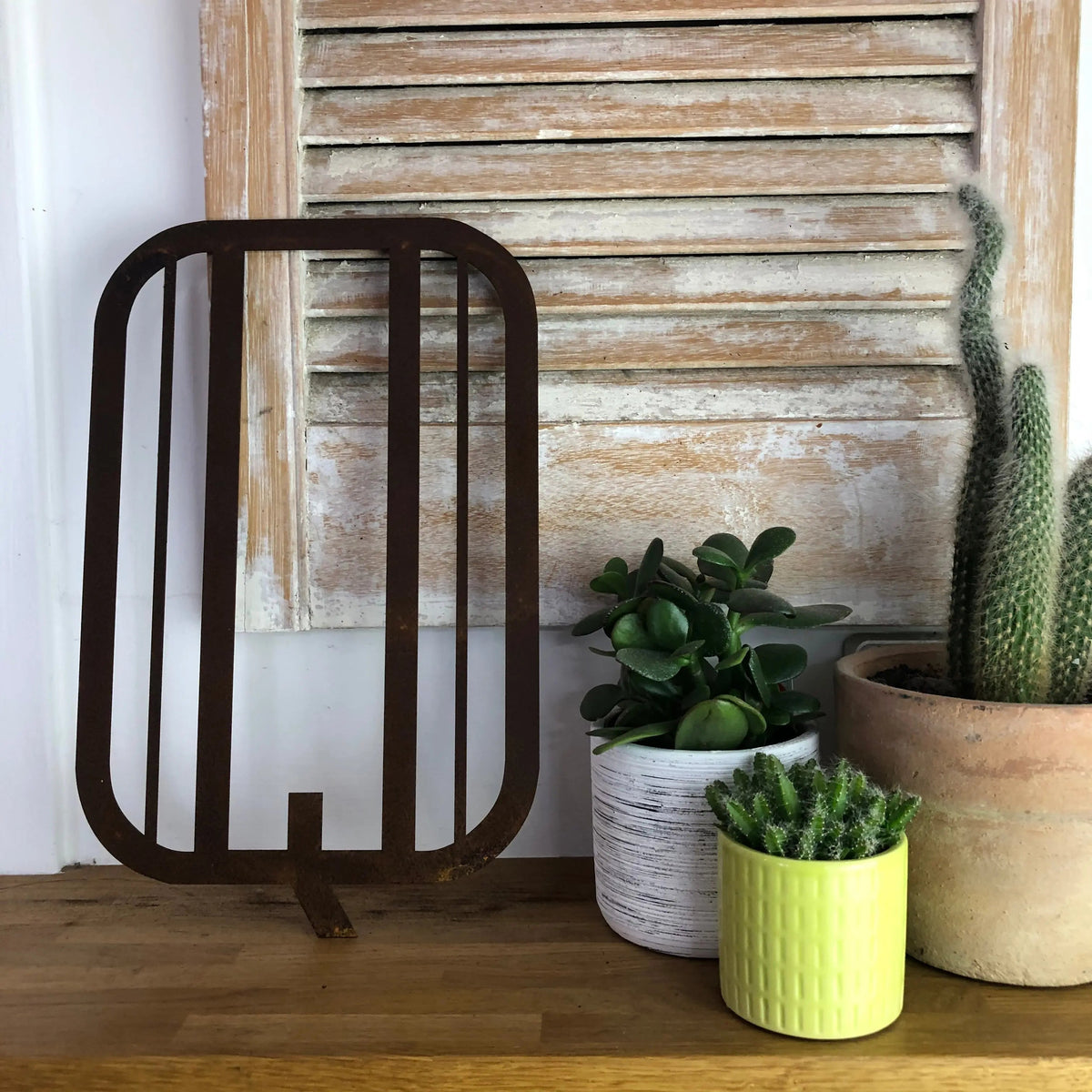 Rustic Art Deco Signs Rusty Metal Alphabet Letters – Home & Garden A-Z 0-9
