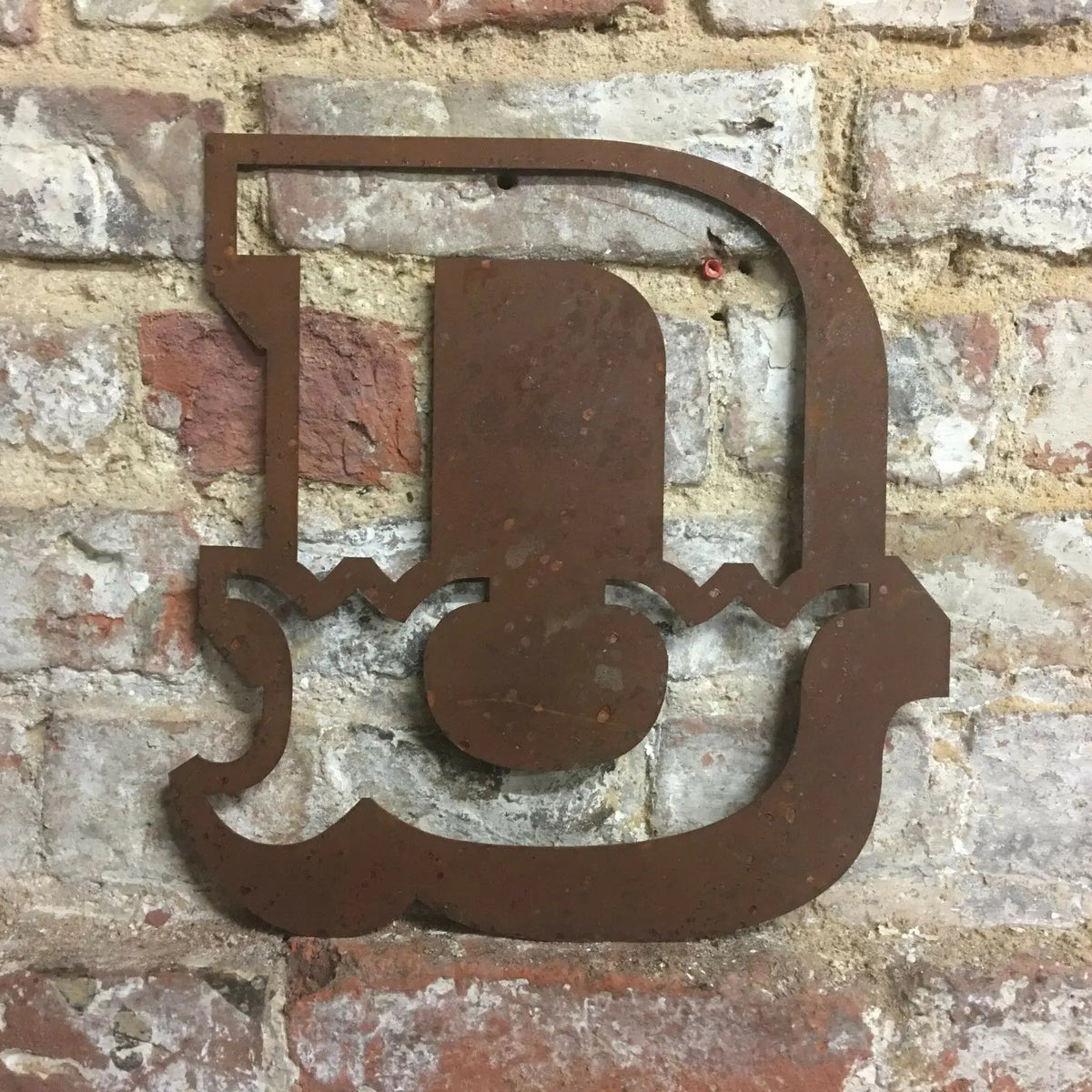 12" Rusty Metal Carnival Alphabet Letters  A–Z